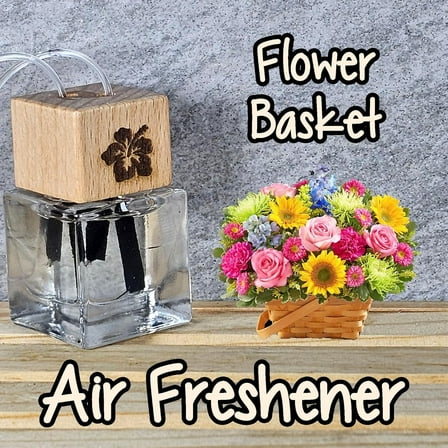 Flower Basket Car Air Freshener