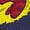 NAVY, variant on - Human Torch Logo - Youth Boys Long Sleeve Graphic T-Shirt