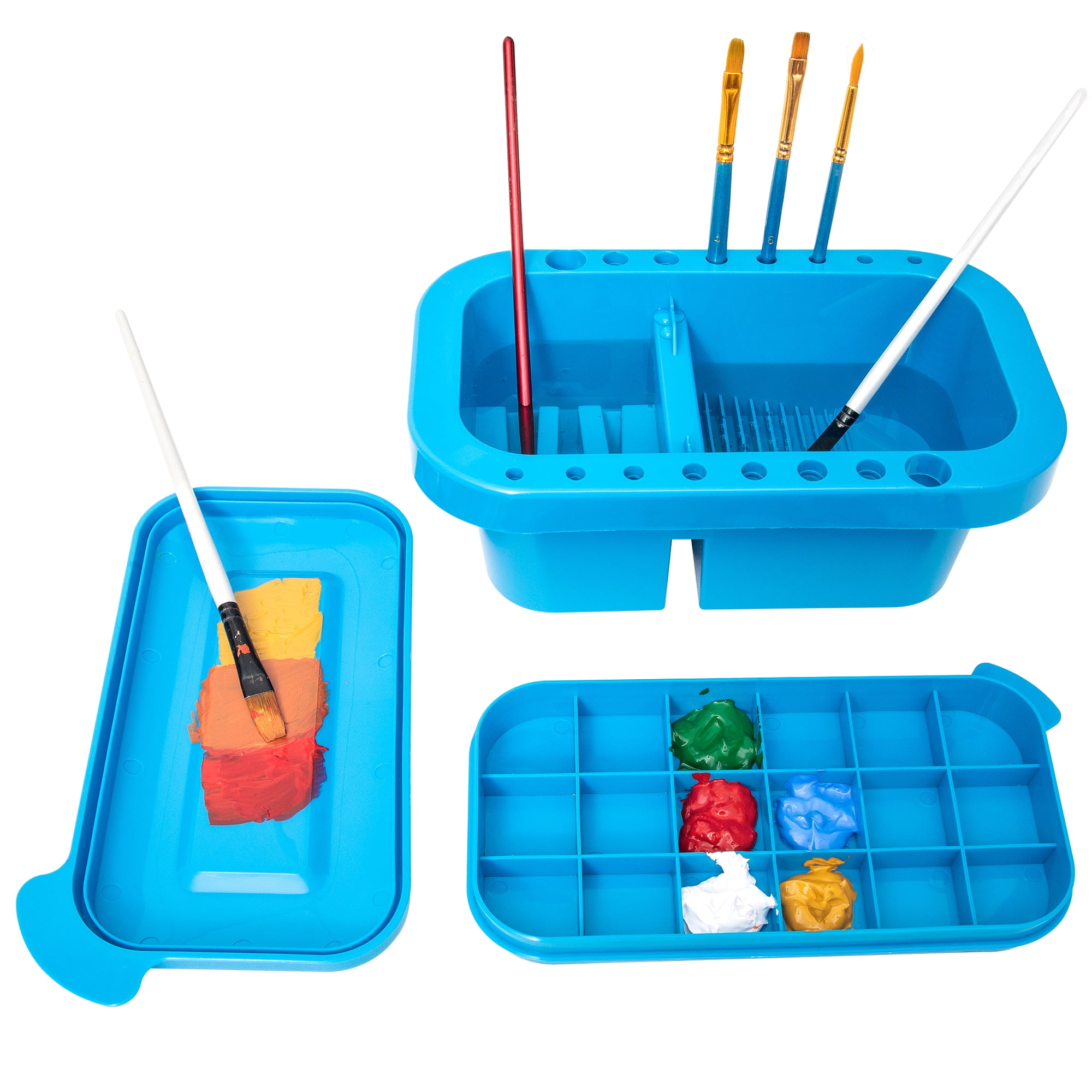 MyLifeUNIT Paint Brush Cleaner, Paint Brush Holder and Organizers with