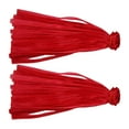 thumbnail image 1 of Monstrate 2 paquetes almacenan y transportan cómodamente productos con bolsa de red para verduras de malla de nailon bolsa de red para frutas Organizadores de utensilios de cocina blanco rojo 45cm, 1 of 6