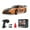 Kuroma Orange/Gyro Version, variant on 1/43 Scale Mini RC Drift Car, 2.4G 4WD Full Proportional Remote Control Sport Racing Car with 15KM/H High Speed & LED Lights, RC Electric Vehicle Toys for Adults