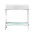 thumbnail image 2 of Swiss Madison Pierre 32" Open Shelf Black Frame Freestanding Bathroom Vanity with Sink Top, 2 of 12