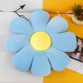 thumbnail image 2 of Daisy Flower Pillow Seat Cushion Soft Plush Floor Pillow for Office Chair and Home Decor Aesthetic Floral Throw Pillow for Reading Nook 21 Inches Sky Blue, 2 of 6