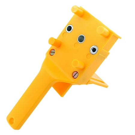 3 Pins Doweling Jig Drill Locator Woodworking Tool Mini Plastic Dowel