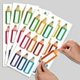 thumbnail image 3 of Miangastore 30 Sheets Kids Name Labels Stickers: Blank Name Tags with Pencils Shape - School Classroom Adhesive Labels for Easy Identification, 3 of 8