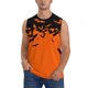 thumbnail image 1 of Balery Halloween With Black Bats Camisetas sin mangas para hombre, absorbe la humedad y protege contra el mal olor.-XX-Large, 1 of 7
