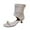 B Grey, variant on Wovix Sandals For Women Peep Toe Heels Stiletto Heeled Sandals Open Toe Wide Stretchy Booties Slip On Shoes Indoor Outdoor Shoes Beige 35