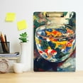 thumbnail image 2 of FORMRS Acrylic Clipboard with Low Profile Clip Standard A4 Letter Size, 12.5" x 9", Colorful Goldfish, 2 of 8