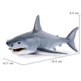 thumbnail image 2 of Lindbes Jouet en Peluche Requin Blanc en Solde - Jouet en Peluche Requin Blanc Long Réaliste Super Doux Animaux Marins Réalistes Créatures Modèle de Requins Collection Cadeau, 2 of 2