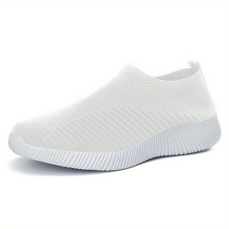 

Women s Breathable Mule Sneakers Comfortable Round Shoes Women s Air Cushion Closed Toe Slip On Shoes