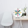thumbnail image 3 of Reloj de pared con utensilios de cocina, silencioso, sin tictac, de 10 pulgadas, estilo rústico retro, decorativo para sala de estar, cocina, hogar, baño y dormitorio, 3 of 7