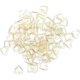 thumbnail image 2 of 100pcs Small Paper Clips Heart Paperclips Shaped Bookmark Clips Cute Paper Clips Office Favors, 2 of 3