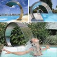thumbnail image 5 of Pool Fountain Stainless Steel Pool Fountain Waterfall Spray Waterfall Fountain Cascade Swimming Pool Garden Water Feature Garden Gift Ref: 7089, 5 of 5
