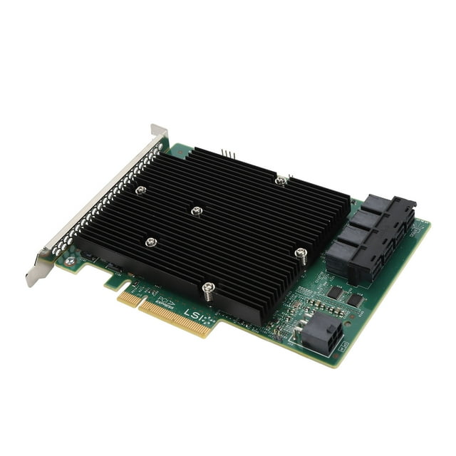 Tarjeta de Controlador HBA, 12 Gbps 16 SAS Port HBA Tarjeta de expansión LSI SAS 9300 16I PARA FREEBSD