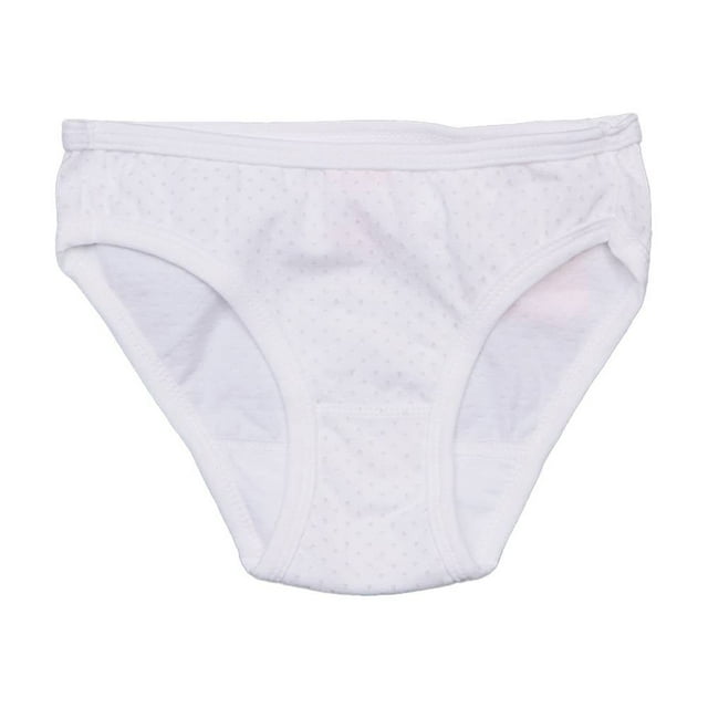 Bikini Baby Creysi para Niña, Blanco con Destellos Talla 8
