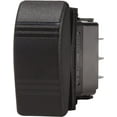 thumbnail image 1 of Blue Sea Multi Purpose Switch 8292-BSS Contura III; 20 Ampere At 12 Volts/15 Ampere At 24 Volts; Rocker Switch; Off-Mom On Switch Action; Single Pole Single Throw; Non-Lighted; Black, 1 of 2