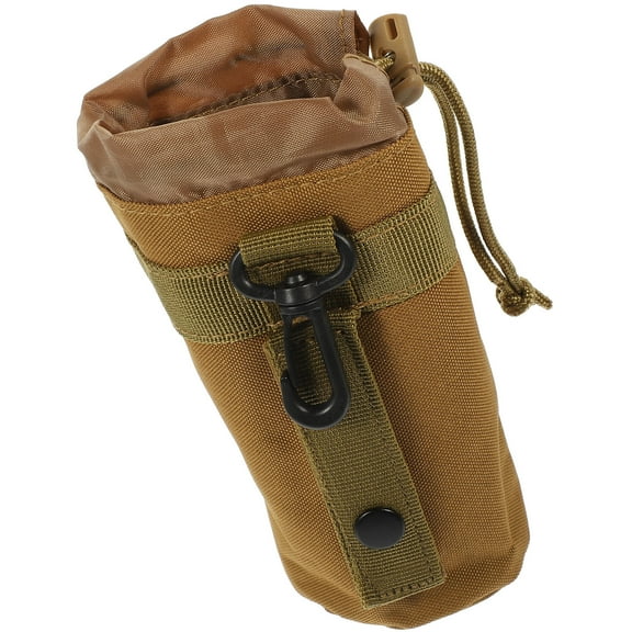 NICEXMAS Insulated Khaki Water Bottle Bag Carry Sleeve for Stainless Steel Cups