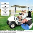 thumbnail image 5 of Gustave Magnetic Golf Towel Waffle Microfiber Golf Towels with Strength Magnet for Strong Hold to Golf Carts or Clubs (23.6" x 15.7", Gray), 5 of 9