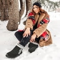 thumbnail image 2 of Womens Warm Faux Fur Lined Winter Snow Boots Waterproof Ankle Boots Outdoor Booties Comfortable Shoes for Wome, 2 of 7