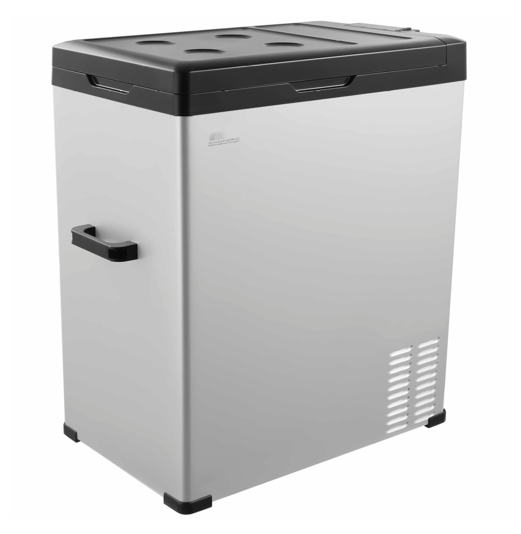 Car Refrigerator, 70L Portable Fridge Freezer, 12/24V DC & 110-240V AC, -4 to 68°F Adjustable Temp, Compressor Cooler for Camping, RV, Truck, Outdoor