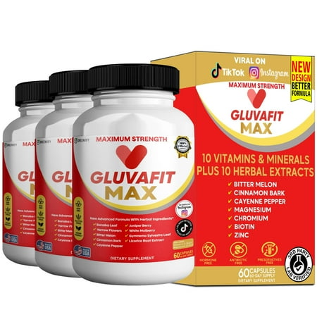GreenVify Gluvafit Max – Daily Glucose & Metabolic Wellness Support Supplement
