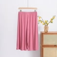 thumbnail image 4 of Jalioing Women's Capri Pajama Pants Loose Wide Leg Elastic Waist Sleep Bottoms Summer Comfy Basic Sleepwear, 4 of 5