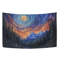 thumbnail image 6 of Yayeee Tapestry Wall Hanging for Bedroom 60" x 51" Living Room Home Wall Art Decor, Mountains and Forests, 6 of 7