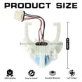 thumbnail image 2 of Actuador de Cambio de Lavadora WH03X30517. Compatible con Lavadoras. Reemplaza AP7014559, WH05X25036 y WH05X24435., 2 of 5