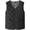 Black, variant on Men's Sherpa Fleece Lined Quilted Vest, V‑Neck Snap Button Sleeveless Warm Gilet Jacket with Pockets, Lightweight Insulated Waistcoat for Fall Winter Daily Wear