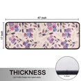 thumbnail image 5 of Kitchen Rugs Sets Of 2,Pioneer Flower Floral Print Pattern Anti Fatigue Kitchen Mat Rugs Non Slip Washable,Decorative Kitchen Floor Mats for Kitchen,Sink,Laundry,17"x47"+17"x47", 5 of 5