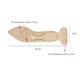 thumbnail image 1 of Guardurnaity Plantilla gruesa de tacón alto para mujer, plantilla de masaje antidolor y absorbente de sudor, plantilla de absorción de impactos Accesorios de calzado albaricoque, 1 of 6
