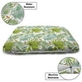 thumbnail image 3 of Island Pet Bed, Fern Leaves Sketch Style Illustration with Yellow Dots and Pastel Colored Foliage, Resistant Pad for Dogs and Cats Cushion with Removable Cover, 24" x 39", Multicolor, by Ambesonne, 3 of 4