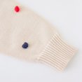 thumbnail image 6 of Coerni Girls Cardigan Sweaters Colorful Hairball Long Sleeve Knitted Outerwear Button-Up Cute Comfy Kids Fall Clothes, 6 of 9