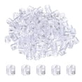 thumbnail image 1 of Uxcell 100-Pack Marcadores de Perchas para Ropa, Clips de Tamaño Codificados por Color de Plástico 4XL que se Ajustan a Varillas de 3mm-5mm [Transparente], 1 of 6