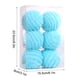 thumbnail image 3 of Fiudx Juego de Bolas Navideñas de Plástico Irrompible, Brillantes, para Decorar El Árbol, Ideal para Bodas y Fiestas, 8 Cm, 6 Unidades, 3 of 6