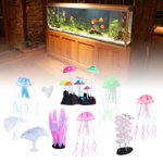 Glowing Fish Tank Decorations, Toughness Beautiful Visual Effect Fish Tank Landscaping for Aquarium for Fish Tank