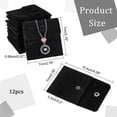 thumbnail image 4 of 12 Pcs Velvet Jewelry Pouches with Snap Button 2.75x2.75 Black Velvet Jewelry Storage Bags Luxury Gift Bag for Candy Gift and Jewelry Necklace Bracelet Packing DIY, 4 of 8