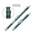 thumbnail image 2 of Kurgo Direct to Seatbelt Tether for Dogs, Car Seat Belt for Pets, Adjustable Dog Safety Belt Leash, Quick & Easy Installation, Works with Any Pet Harness, (Swivel Tether, Coastal Blue), 2 of 8