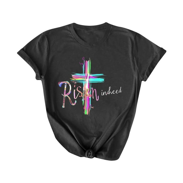 Mujeres Pantalones Cortos de Manga Corta Impresa Floral Cuello Redondo Superior / Camisa Poliéster, Blusa Casual de Moda para el Uso Diario Del Hogar