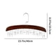 thumbnail image 3 of Fiudx Ofertas Flash Del Día Solo En Línea Sling Hanger Gancho De Madera Para Colgar Ropa Interior, Cinturón, Bufanda, Bolsa, Gancho Múltiple, Colgador Ondulado, organizador, organizadores De Armario, 3 of 6