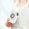 thumbnail image 1 of Mini ventilador portátil recargable por USB | Batería de 1200 mAh, 5,5 horas de autonomía | Para uso portátil, de escritorio, con cordón y clip para la cintura | Ventilador personal para oficina,, 1 of 8