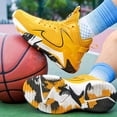thumbnail image 6 of A Pair of Men'S All-Season Casual Breathable Mesh High-Top Basketball Shoes, Large Size, Non-Slip Running Shoes, 6 of 9
