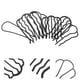 thumbnail image 2 of 6 peines de hierro para peinado de cabello largo para mujer, peine para moño recogido, peine para el cabello con dientes., 2 of 5