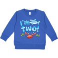 thumbnail image 2 of Inktastic I'm Two Second Birthday Shark and Crab Toddler Sweatshirt, 2 of 4