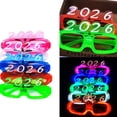 thumbnail image 2 of BQBQERT Light Up Glasses,2026 Led Glasses Glow Glasses 3 Light Modes 2026 New Year Eyewear Glow In The Darks Party Supplies, 2 of 19