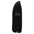 thumbnail image 3 of Premier - Polo Coolchecker Contraste de Pique para Hombre (Negro, Blanco), 3 of 3