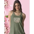 thumbnail image 2 of Mothers Day Cluttered Text Racerback Tank Women -Image by Shutterstock, Female Large, 2 of 4