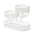 thumbnail image 2 of Cesta de frutas de 3 niveles con soporte de exhibición escalonado para decoración de mesa de comedor y banquete Estilo B, 2 of 7