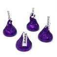 HERSHEY'S KISSES SPECIAL DARK Chocolate Mildly Sweet Candy, Purple