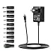 thumbnail image 3 of Basicvolt 12V 2A AC Adapter Universal DC Power Supply 12Volt 2A 1.5A 1A 500ma 300ma for TV Box Tablet Speaker GPS Webcam Router Alarm Clock and More 12V Devices, 3 of 4